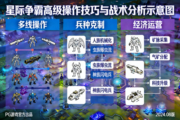 PG游戏《星际争霸》高级操作技巧与战术分析示意图